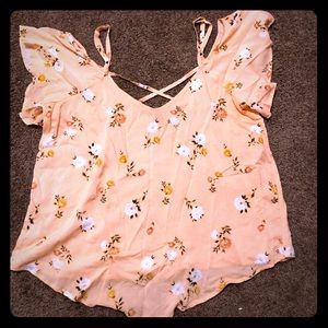 NWOT Torrid floral blouse